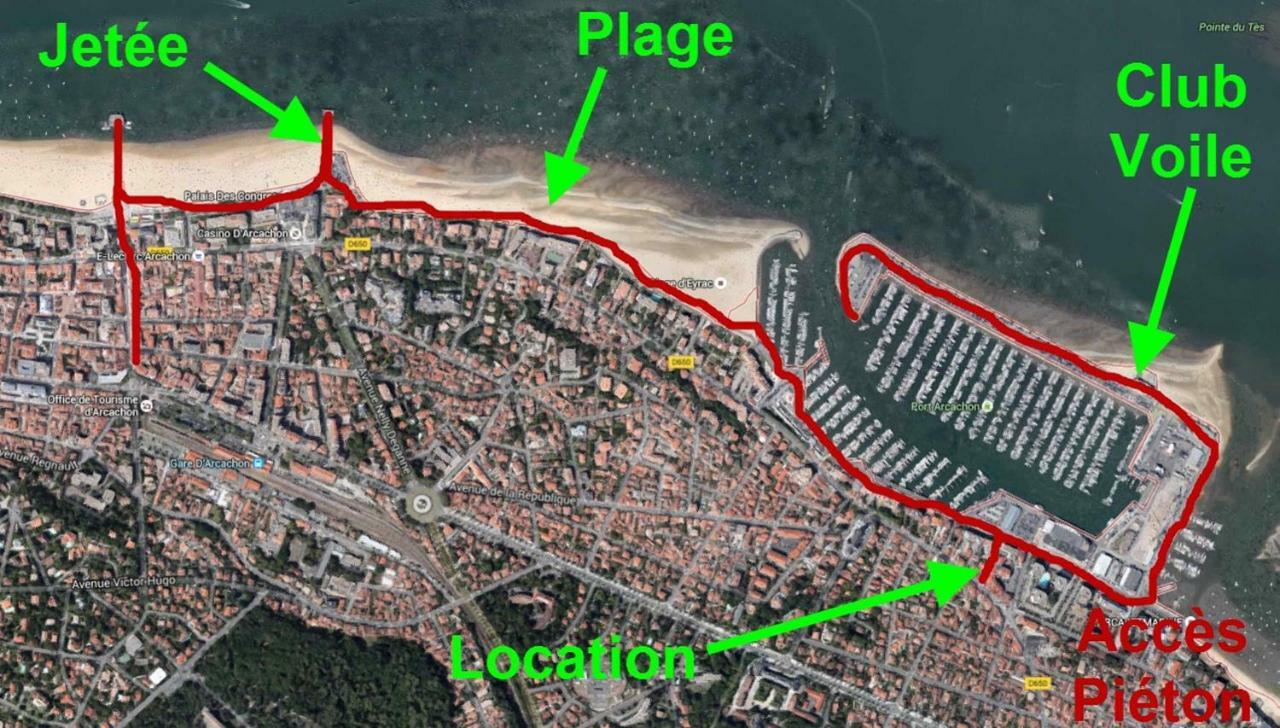 Les Pieds Dans L'Eau Lejlighed Arcachon Eksteriør billede